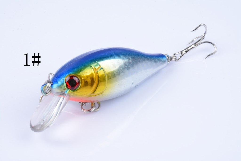 Durable ABS 7.5cm Popper Crank Bait Fishing Lure 5 Colors for Saltwater/Freshwater - SuperSaverAU - view 3