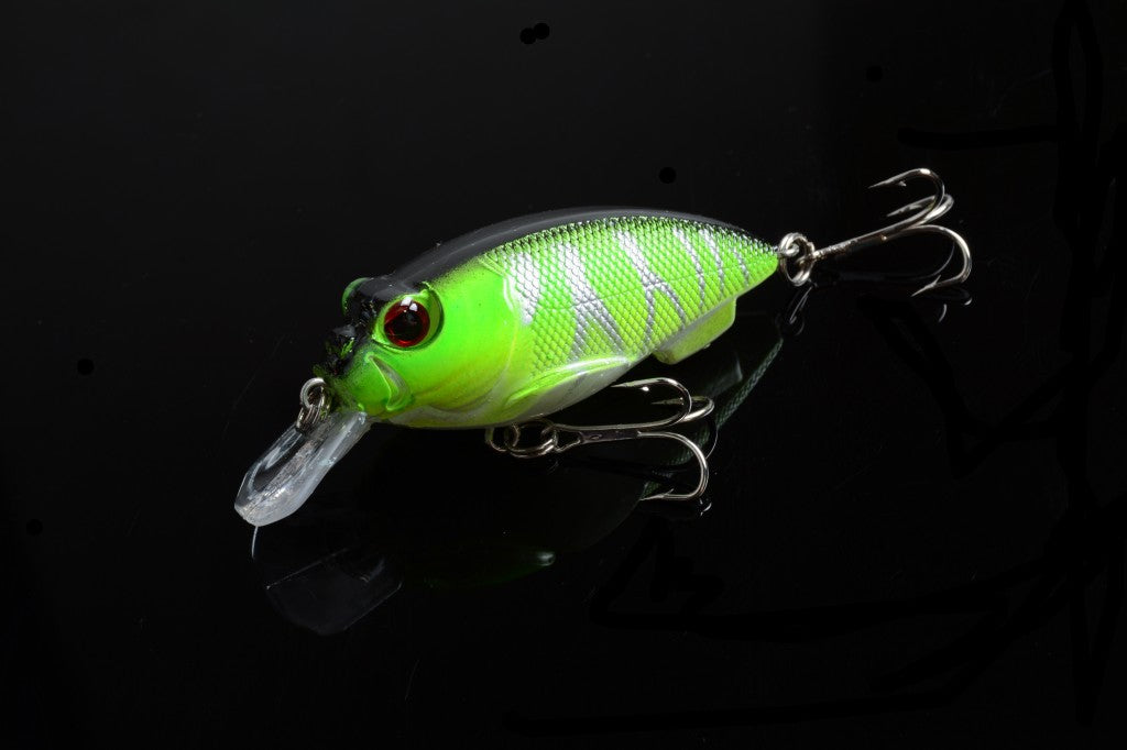 8x 7cm Durable ABS Popper Crank Bait Fishing Lures for Saltwater & Freshwater - SuperSaverAU - view 4