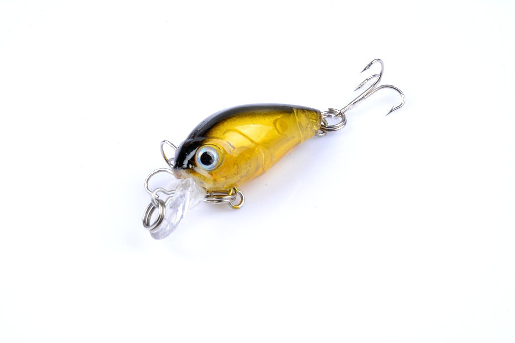Durable ABS 4.5cm Popper Crank Bait Fishing Lure 9 Colors Saltwater/Freshwater - SuperSaverAU - view 6
