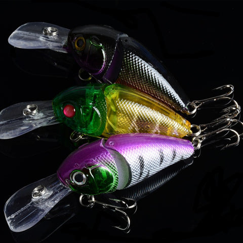 Durable ABS 8.5cm Popper Crank Bait Fishing Lure 3X Saltwater Surface Tackle - SuperSaverAU - view 1