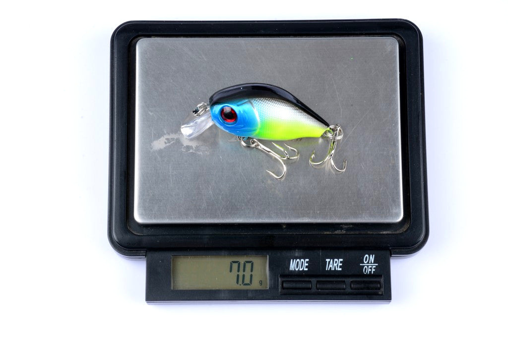 Durable ABS 5.5cm Popper Crank Bait Fishing Lure - 4 Colors, Sharp Hooks - SuperSaverAU - view 7