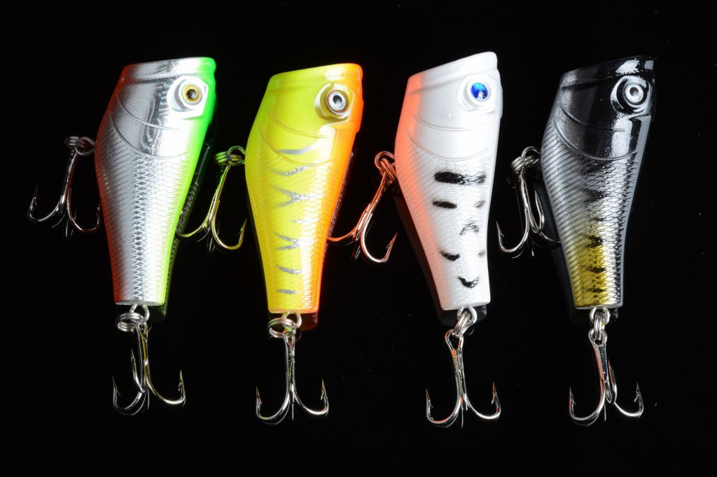 4X 5cm Durable ABS Hard Plastic Fishing Lure with Sharp Hooks for Fresh/Saltwater - SuperSaverAU - view 3