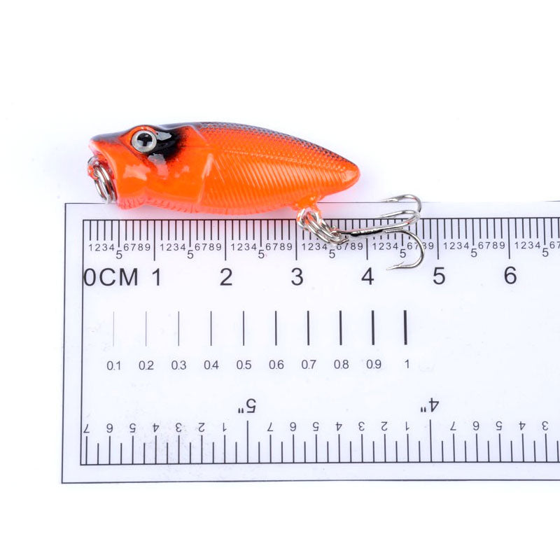 6X 3.5cm Durable ABS Hard Plastic Popper Fishing Lures for Fresh & Saltwater - SuperSaverAU - view 3