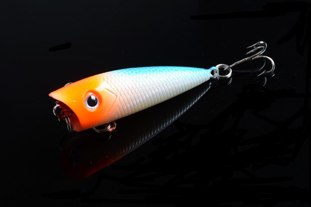 6cm 5x Popper Fishing Lures, Durable ABS, Sharp Hooks, Fresh/Saltwater - SuperSaverAU - view 4