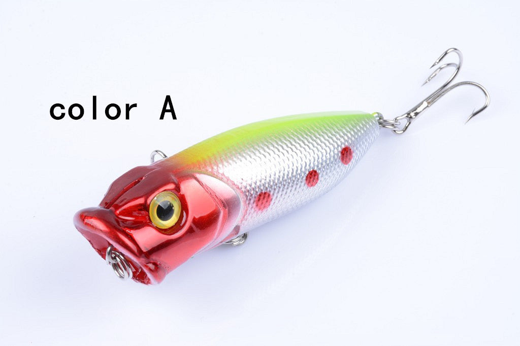 6.5cm Popper Fishing Lures - 5 Pack, Durable ABS, Sharp Hooks, Fresh/Saltwater - SuperSaverAU - view 4