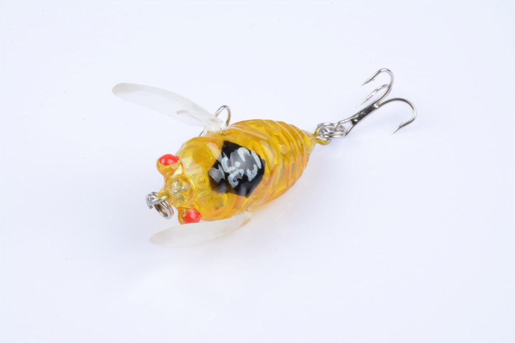 4x 5cm Durable ABS Hard Plastic Fishing Lures with Sharp Hooks for Saltwater/Freshwater - SuperSaverAU - view 3