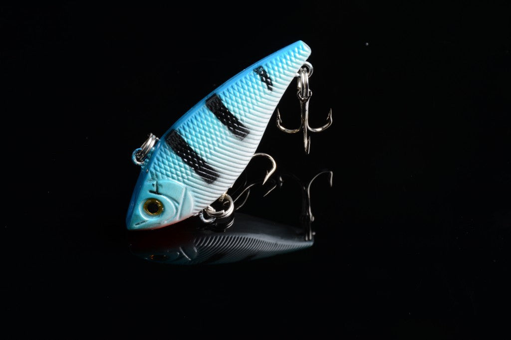 Vib Bait Fishing Lure 5cm 8x Set with Sharp Hooks for Saltwater & Freshwater - SuperSaverAU - view 3