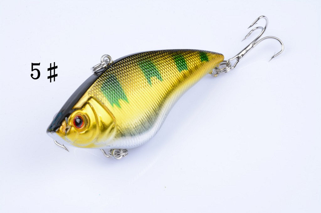 Vib Bait Fishing Lure 7cm 6x Saltwater Freshwater Sharp Hooks 3D Eyes - SuperSaverAU - view 9