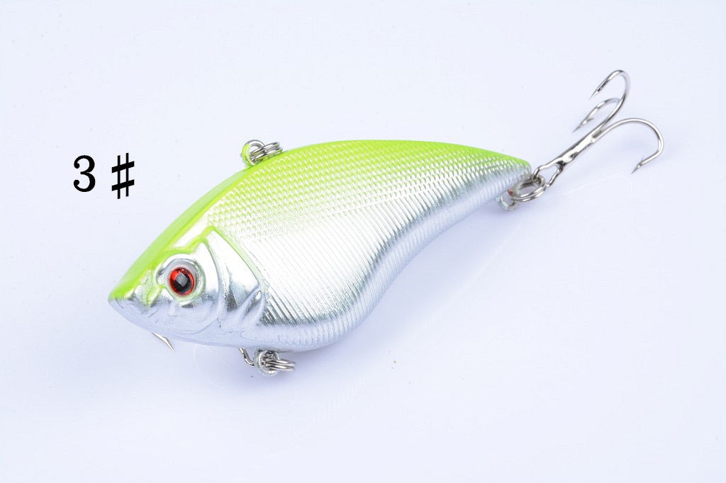 Vib Bait Fishing Lure 7cm 6x Saltwater Freshwater Sharp Hooks 3D Eyes - SuperSaverAU - view 7