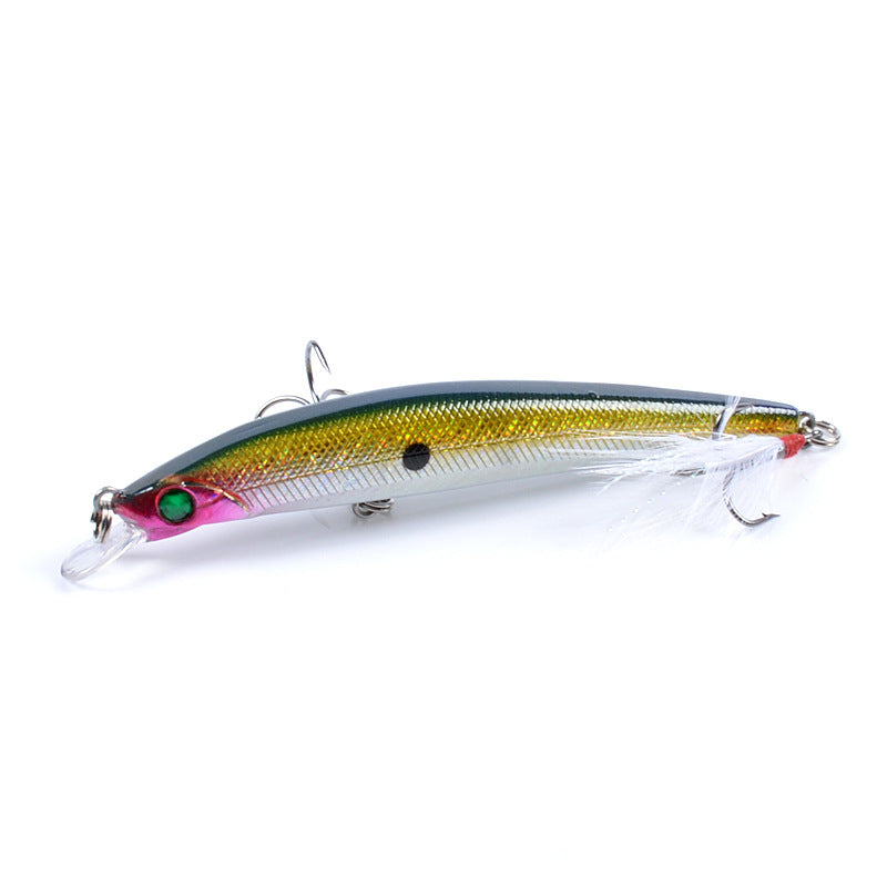 8X Popper Minnow 11.2cm Fishing Lure, Sharp Hooks, Fresh & Saltwater Tackle - SuperSaverAU - view 3
