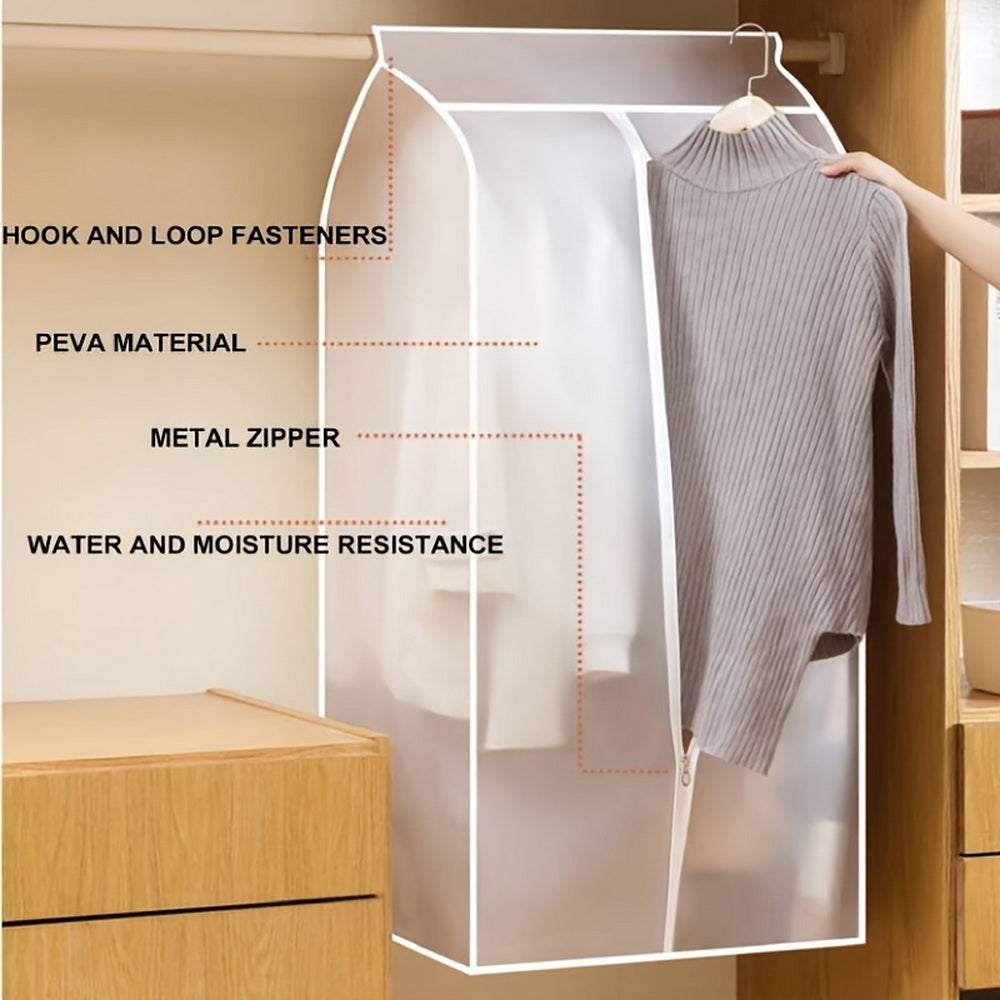 Premium PEVA Clothes Dust Cover Wardrobe Storage Bag - 90cm