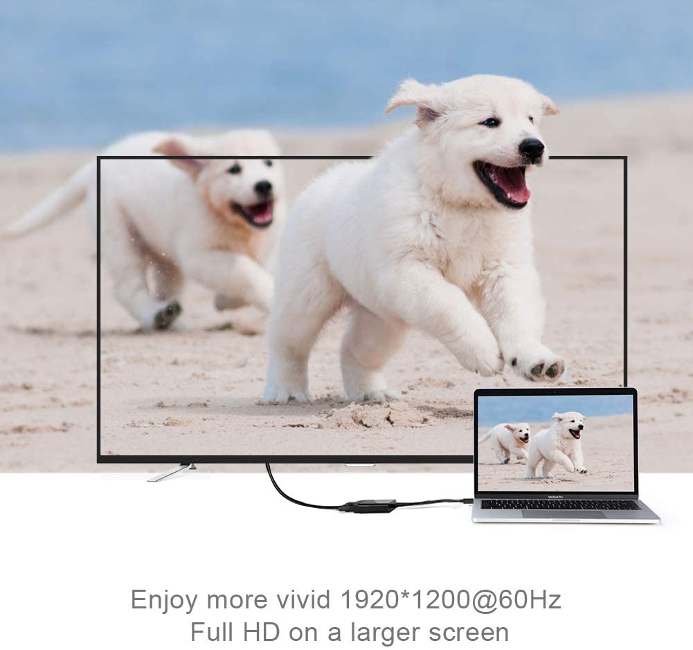 USB-C Type C USB 3.1 Male to VGA Female Monitor Projector Adapter Cable Macbook - SuperSaverAU - view 7