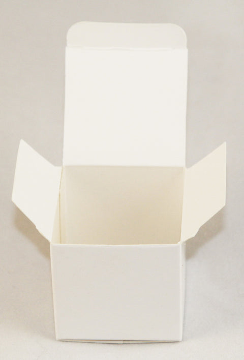 50 Pack of White 5cm Square Cube Card Gift Box - Folding Packaging Small rectangle/square Boxes for Wedding Jewelry Gift Party Favor Model Candy Chocolate Soap Box - SuperSaverAU - view 1