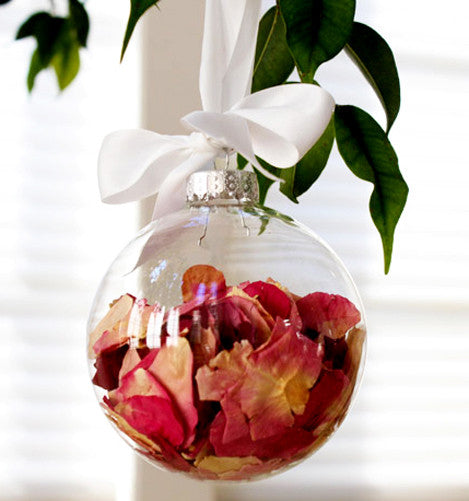4 x Glass Bauble 6cm Diameter Round Clear with Silver Cap - SuperSaverAU - view 3