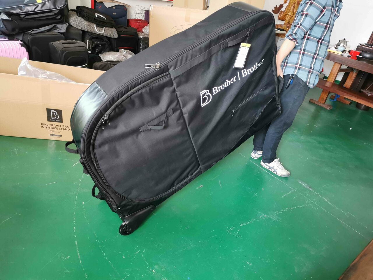 BROTHER BROTHER Bike Travel Bag Case Plane Boat Shipping Transport, Fits Cross Country All Mountain Bike, MTB, TT, Road Triathlon Bike 29er 700c - SuperSaverAU - view 11