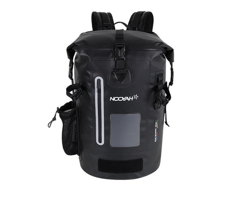 NOOYAH 30L Black Waterproof Outdoor Sports Backpack with Roll Top Closure - SuperSaverAU - view 1