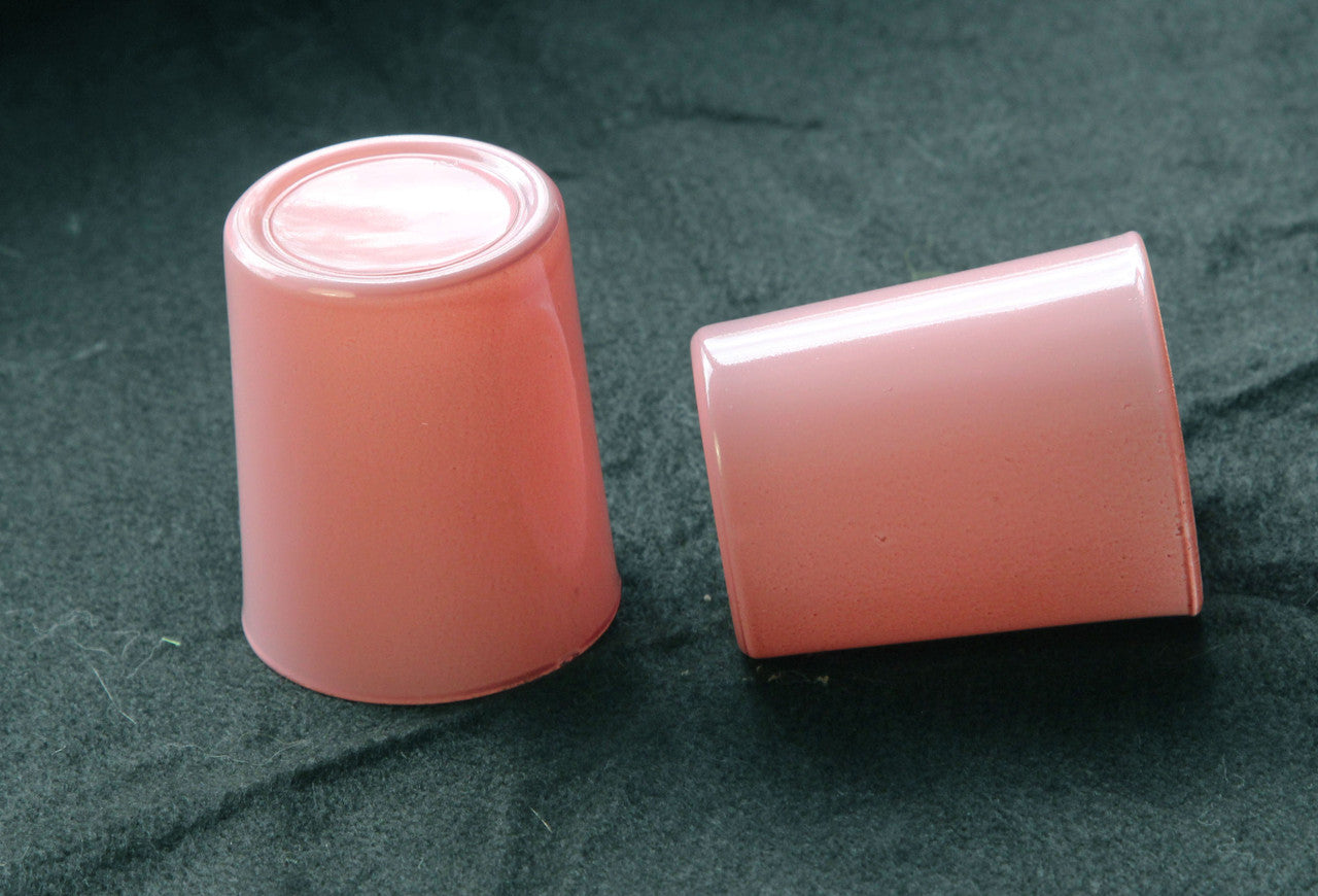 Premium Votive Tealight Candle Holders - Blush Pink Glass, 40 Pack