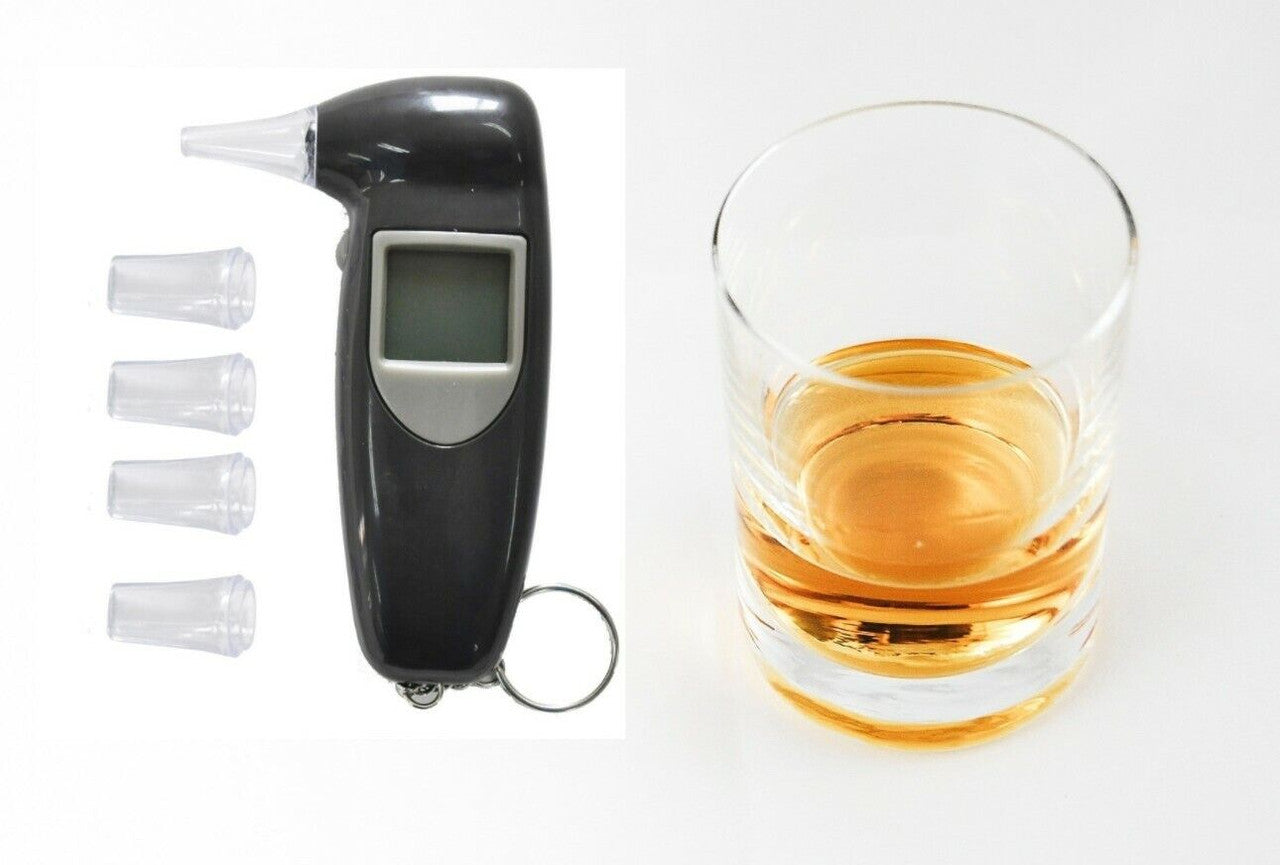 Digital Alcohol Tester LCD Police Breathalyser Grade Accuracy Portable Keychain - FREE POST - SuperSaverAU - view 3