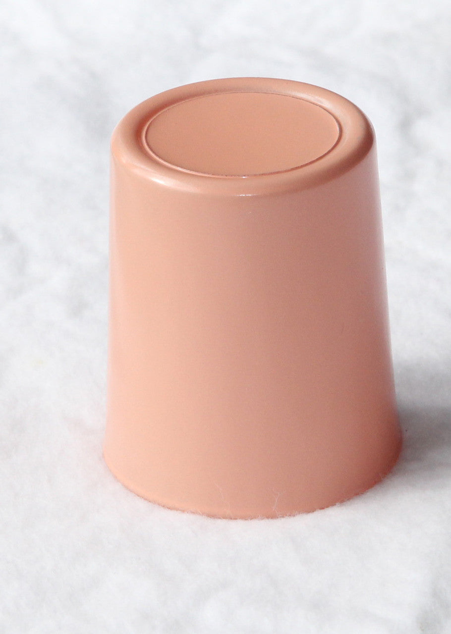 Premium Votive Tealight Candle Holders - Champagne Pale Pink Glass, 10 Pack