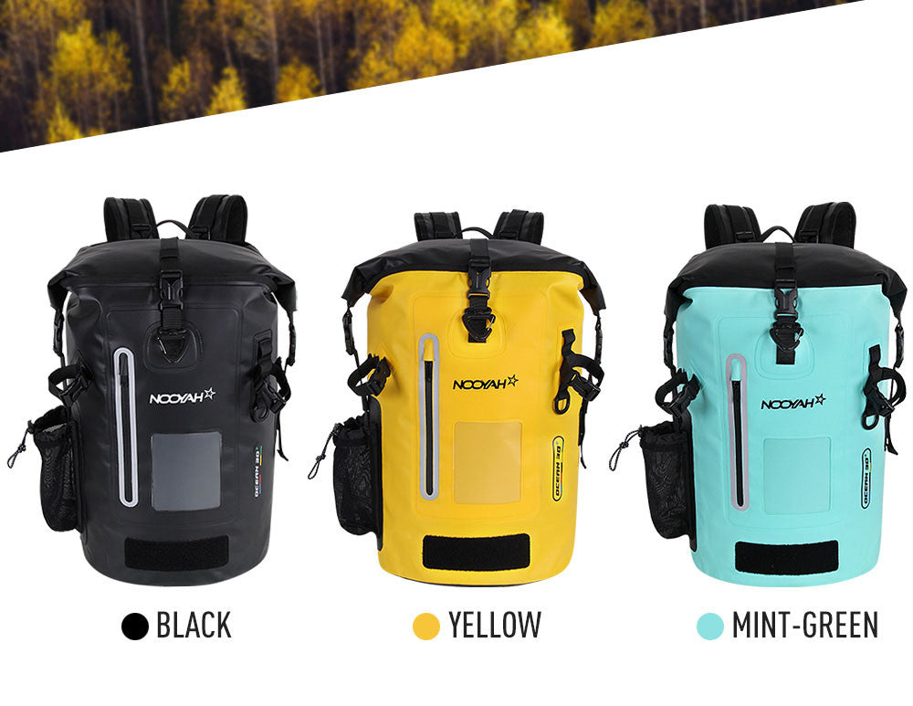 NOOYAH IPX8 Waterproof Bike Cycle Outdoor Sports Backpack Double-Layer Waterproof Bag MINT GREEN - SuperSaverAU - view 6