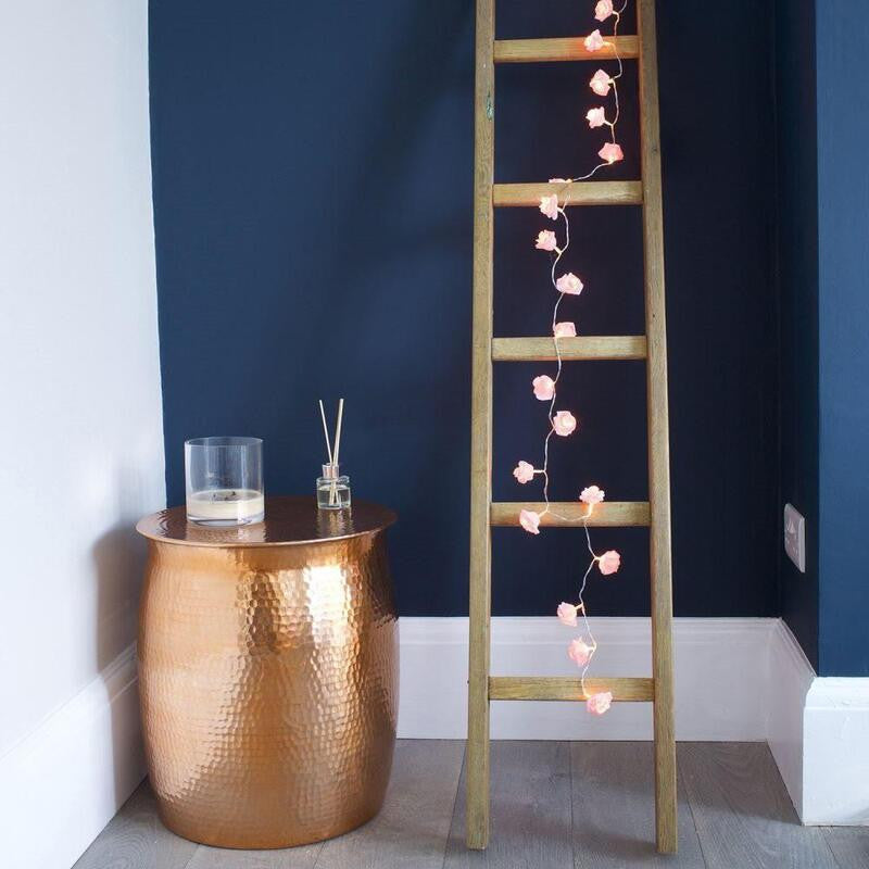 Premium Pink Rose 3D Fairy Lights - 50 LEDs, 5m
