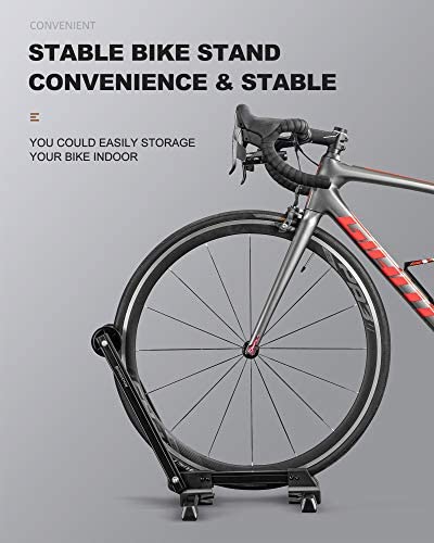 Bike Stand Foldable Portable- Rockbros Aluminum Alloy Light Weight 1.6gk Garage House Shed Bike Wheel Holder Portable - SuperSaverAU - view 3