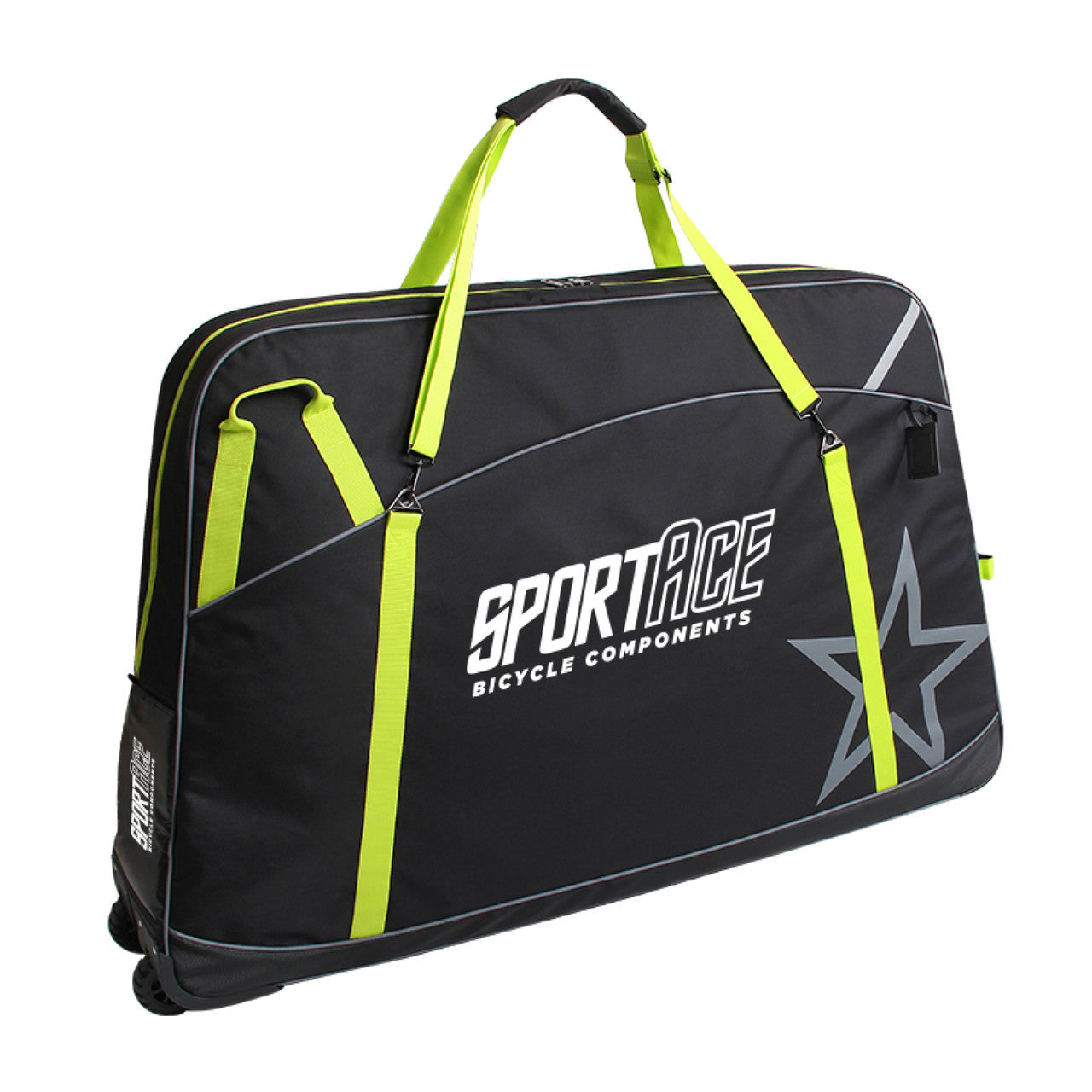 NOOYAH SPORTACE Bike Travel Bag 125x80cm with Wheels & Shoulder Straps - SuperSaverAU - view 1