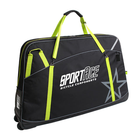 NOOYAH SPORTACE Bike Travel Bag 125x80cm with Wheels & Shoulder Straps - SuperSaverAU - view 1