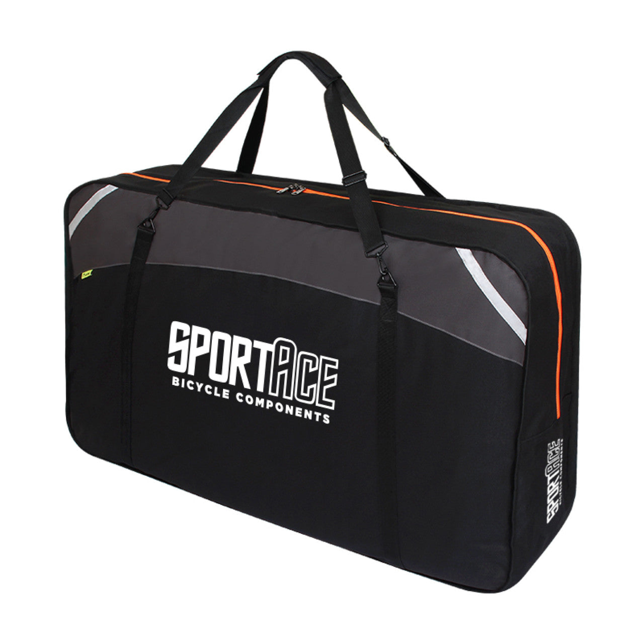 SPORTACE Bike Carrier Bag - Portable Soft Shell Travel Case 120 x 75cm, Lightweight, Reflective Trim - SuperSaverAU - view 1
