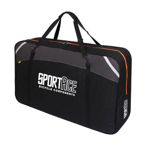 SPORTACE Bike Carrier Bag - Portable Soft Shell Travel Case 120 x 75cm, Lightweight, Reflective Trim - SuperSaverAU - view 1