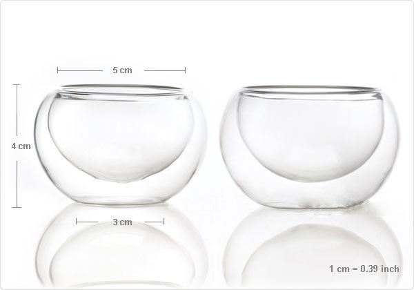 Gongfu Tea Set - 5 Glass Cups, 600ml Teapot with Filter & Warmer - SuperSaverAU - view 3