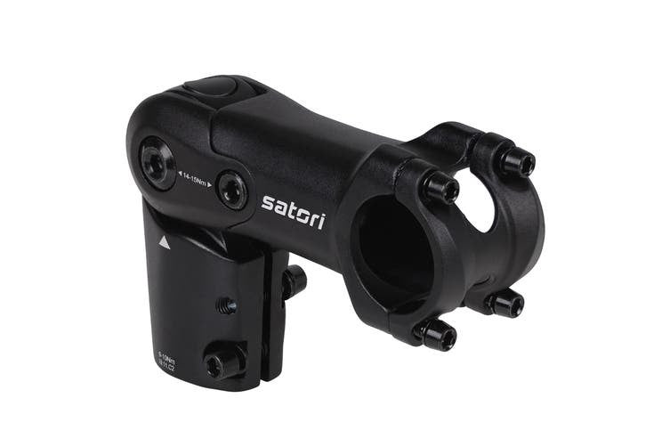 Satori UP2 Plus Adjustable eBike Stem with Cable Hide - Black