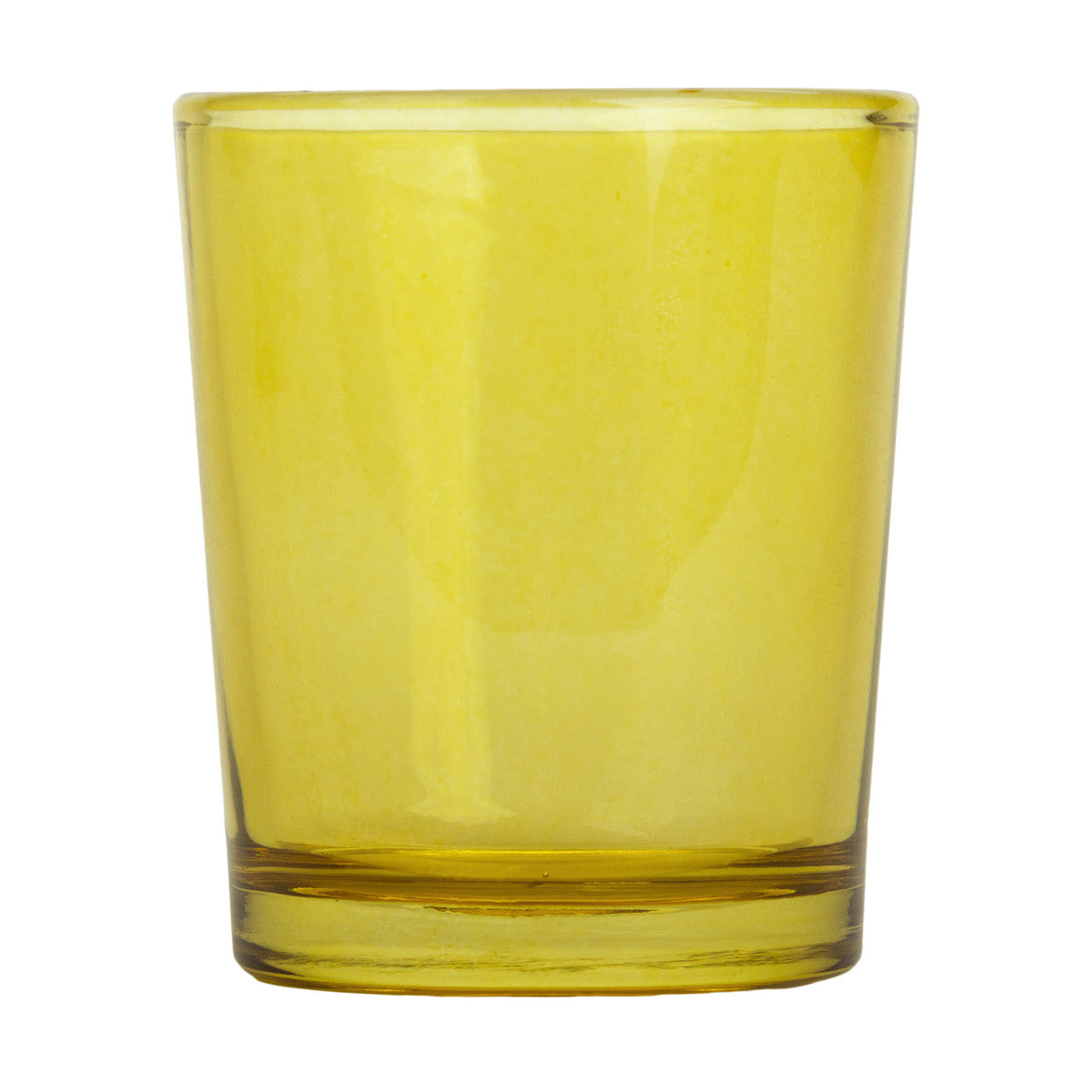 Premium Yellow Glass Votive Candle Holders 6.5cm - 20 Pack