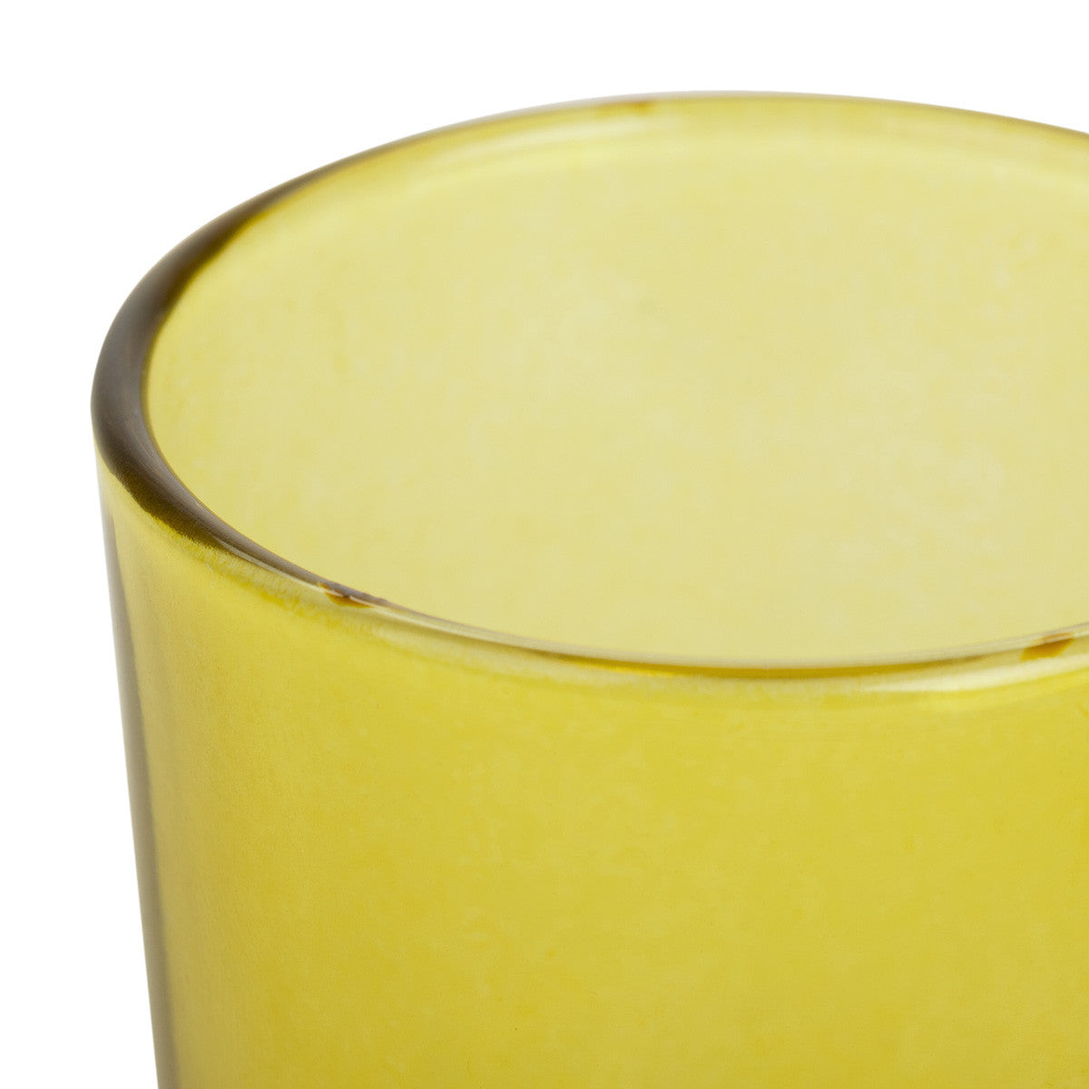 Premium Yellow Glass Votive Candle Holders 6.5cm - 40 Pack