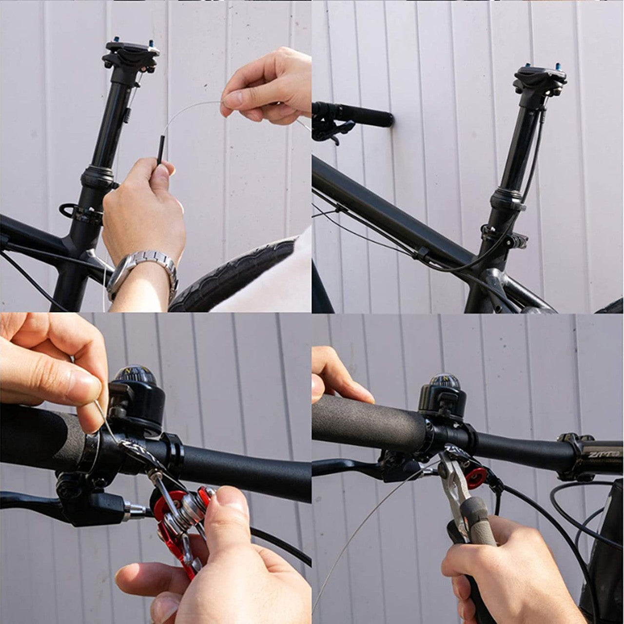 ZOOM Dropper Seatpost 30.9mm Diameter 100mm Travel External Cable Routing - SuperSaverAU - view 6