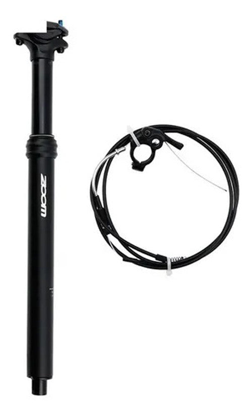 ZOOM Dropper Seat Post 30.9mm Diameter 100mm Travel Internal Cable - SuperSaverAU - view 1