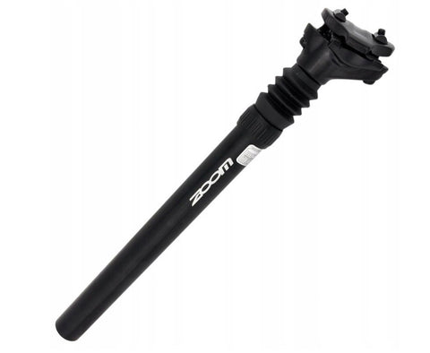 ZOOM Suspension Mountain MTB Road Bike Bicycle Seatpost Seat Shock Absorber Post Black Light Weight Aluminium - 31.6mm - SuperSaverAU - view 1