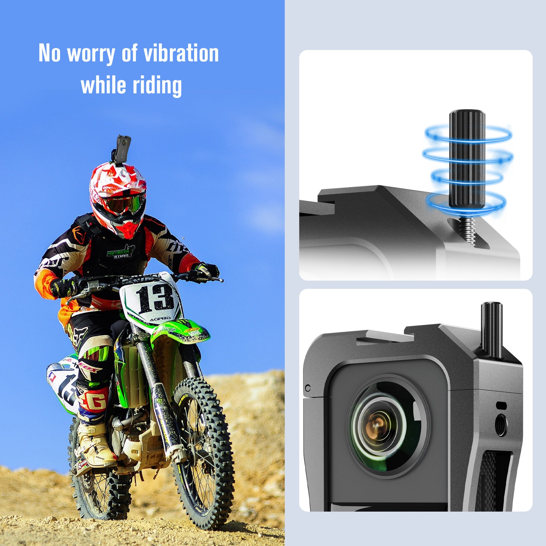 Insta360 X3 Metal Rabbit Cage, Aluminum Alloy, 125*58*22mm, Black - SuperSaverAU - view 1