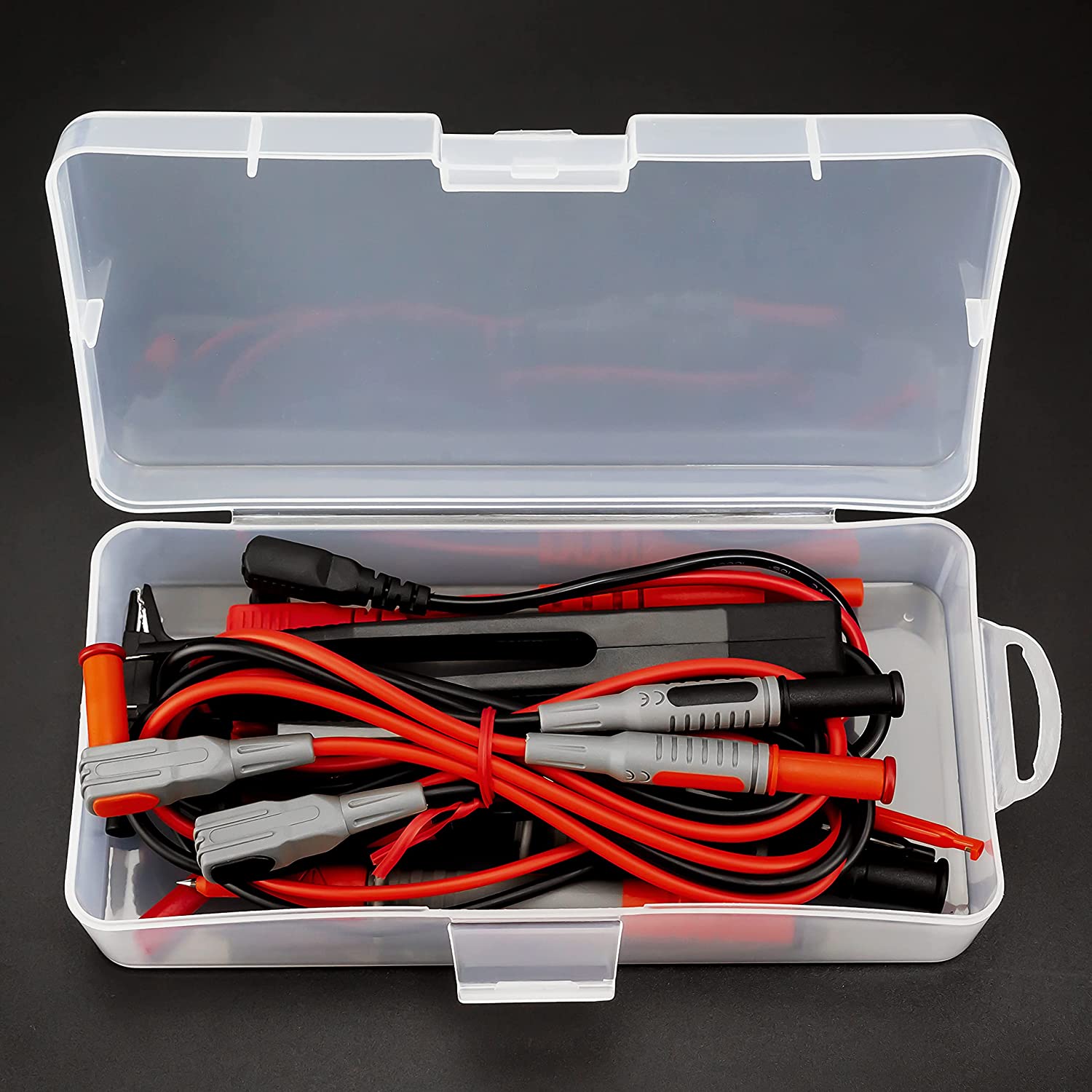 KAIWEETS Soft Silicone Electrician Test Leads Kit CAT III 1000V & CAT IV 600V with Alligator Clips and Needle Probe for Fluke/AstroAI/INNOVA Multimeter Electronic Clamp Meter 8PCS - SuperSaverAU - view 7