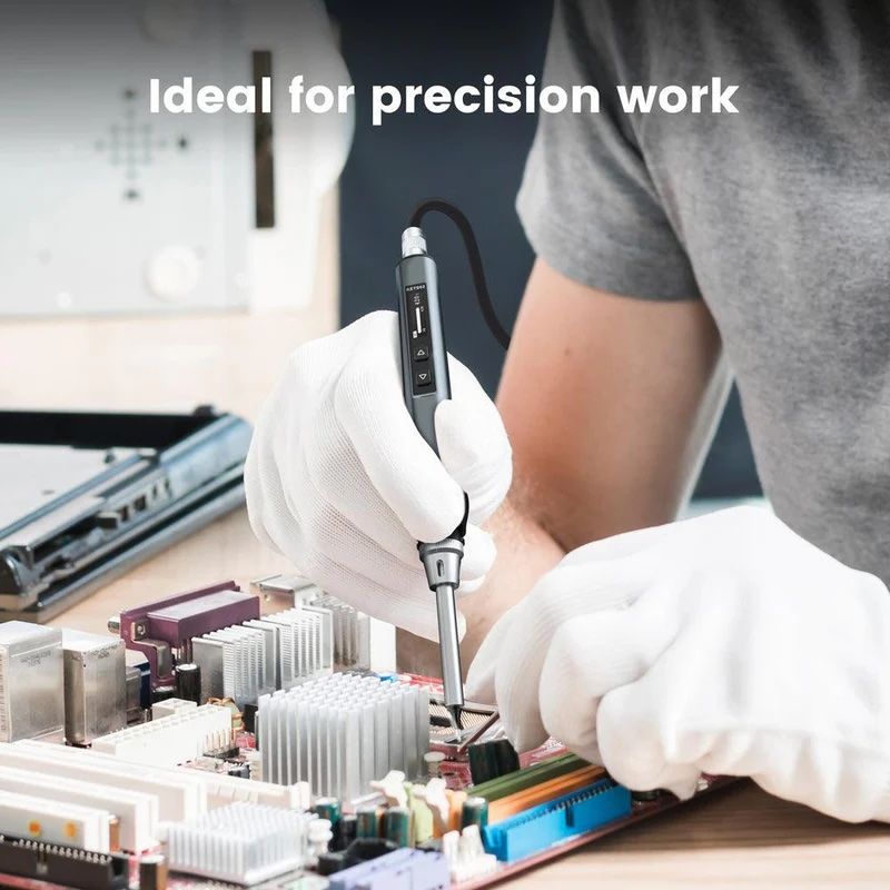 KAIWEETS KETS02 Smart Digital Soldering Iron Kit with OLED - 65W AU Plug