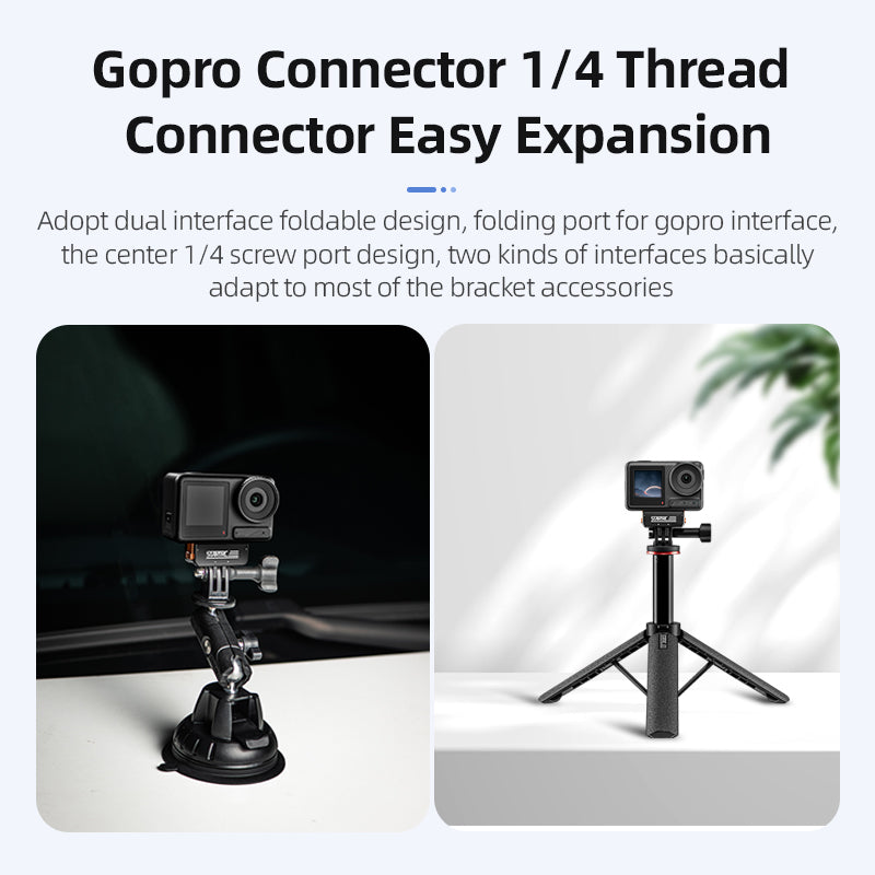 STARTRC Action 5 Pro Magnetic Adapter Mount for DJI Osmo Action 5 Pro/Action 4/Action 3 Quick Release Adapter with Connection Adapter Extension Base Accessories - SuperSaverAU - view 3