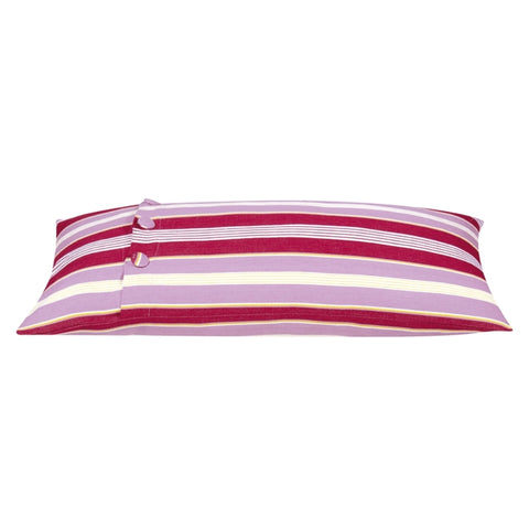 Coste Fuchsia 35x70cm Multicoloured Striped Cushion Cover for Lounge & Bed - SuperSaverAU - view 1