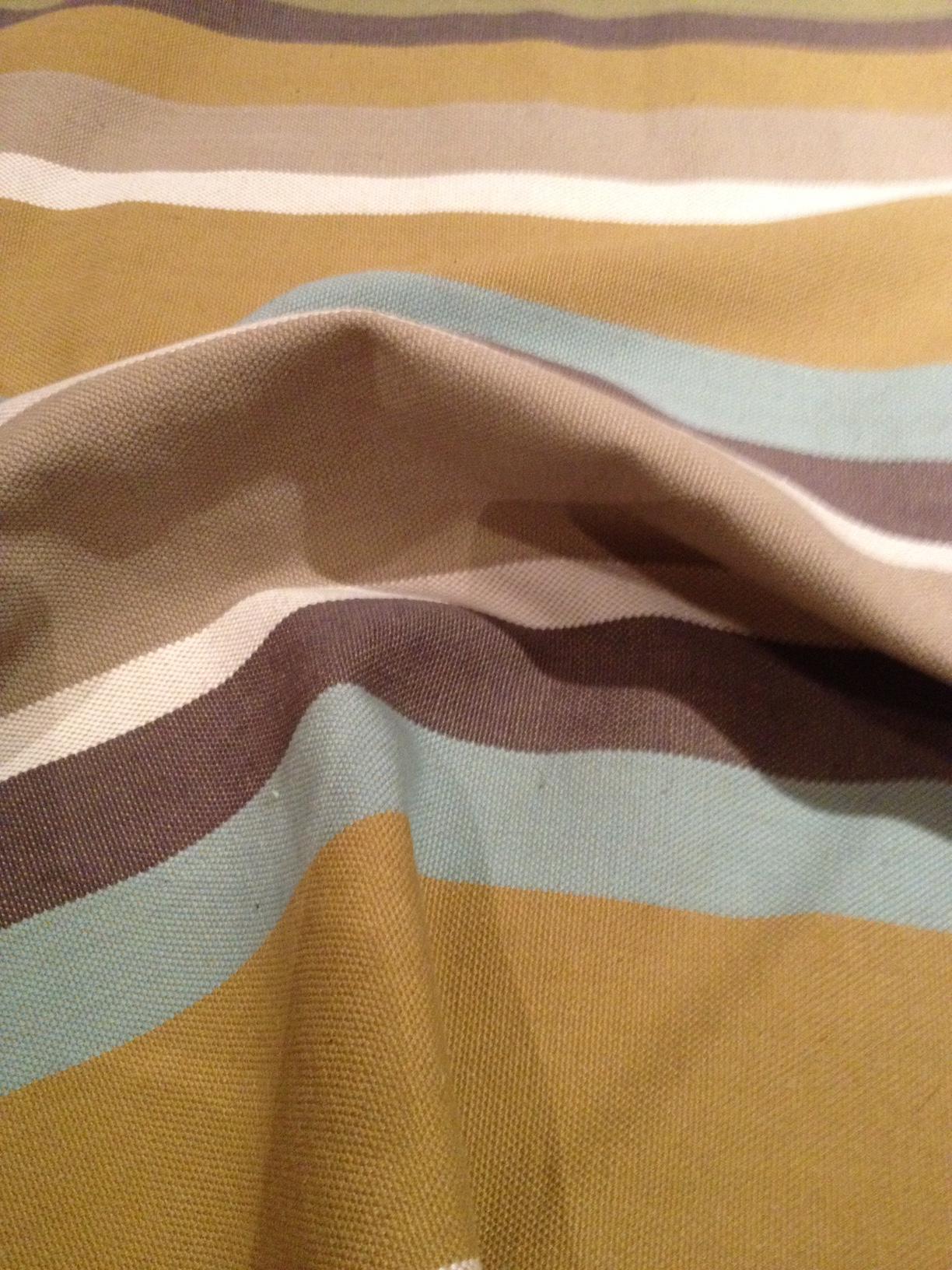 Corban Aqua Striped Rectangle Cushion Cover 35x70cm - Nautical, Colourful - SuperSaverAU - view 2