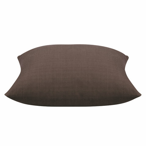 Elements Stone Pack of 4 Brown Solid Square Cushion Covers 40cm x 40cm - SuperSaverAU - view 1