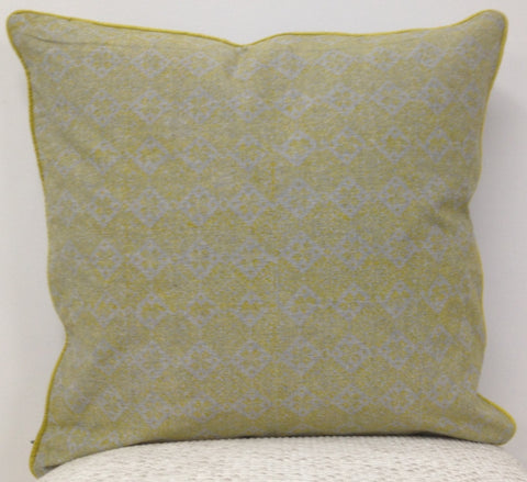 Azuk Mustard Yellow Aztec Cushion Cover 50cm x 50cm with Velvet Piping - SuperSaverAU - view 1