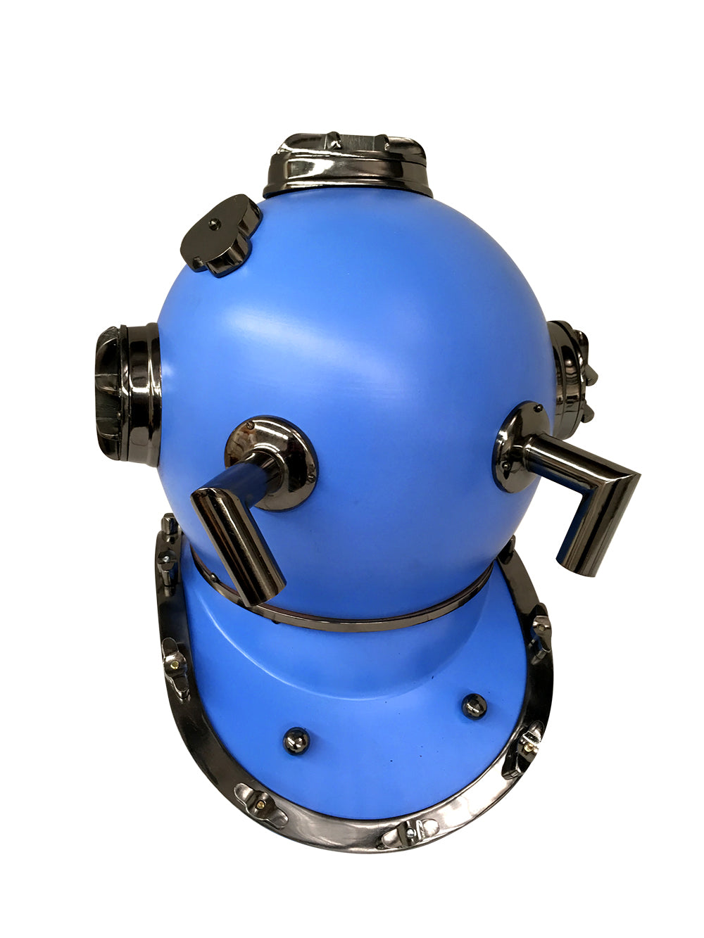 Divers Helmet (Scuba) - Blue, Full Size, Hand Made, 420mm x 320mm x 420mm - SuperSaverAU - view 1