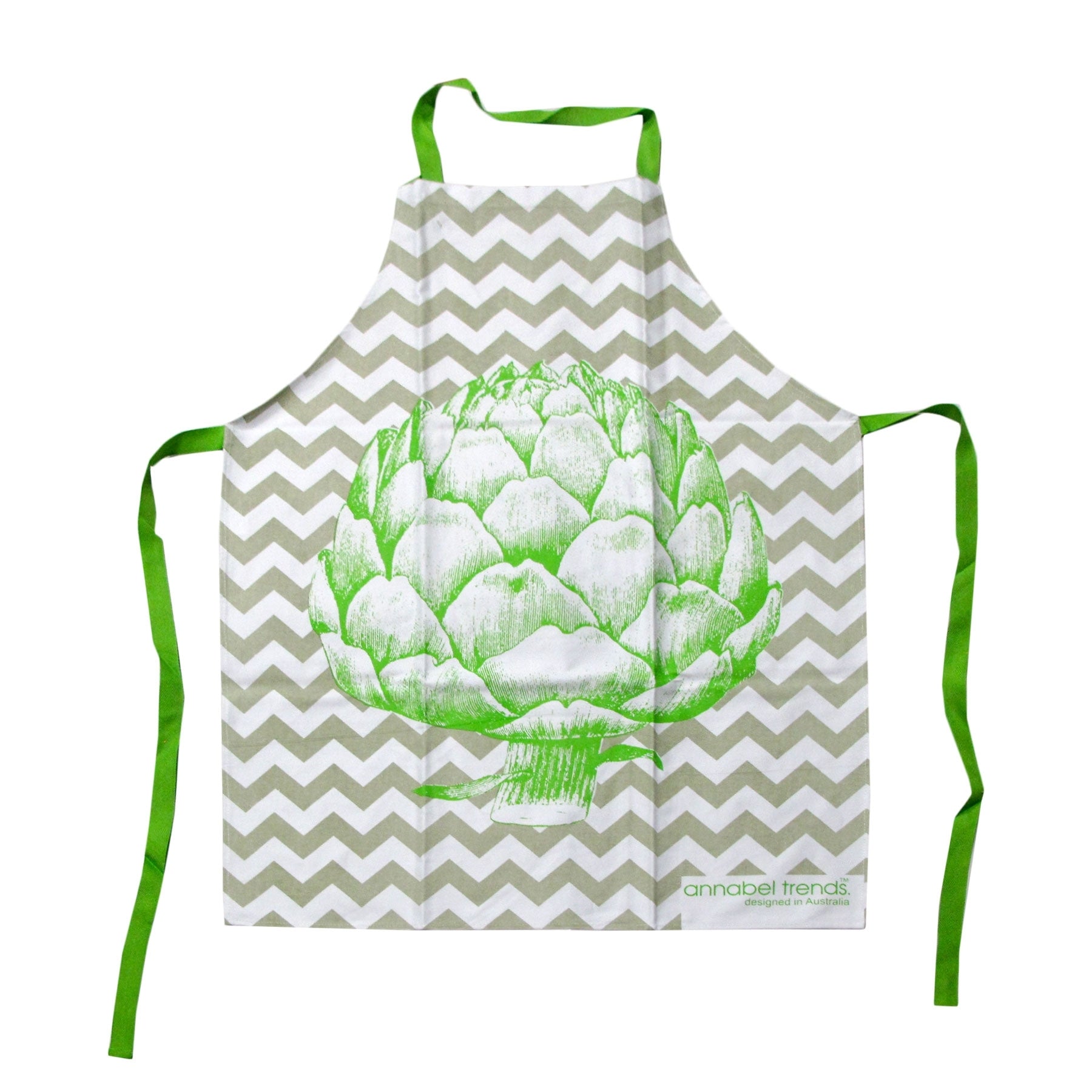 Artichoke 100% Cotton Apron 59 x 80cm - Stain Resistant, Machine Washable - SuperSaverAU - view 1