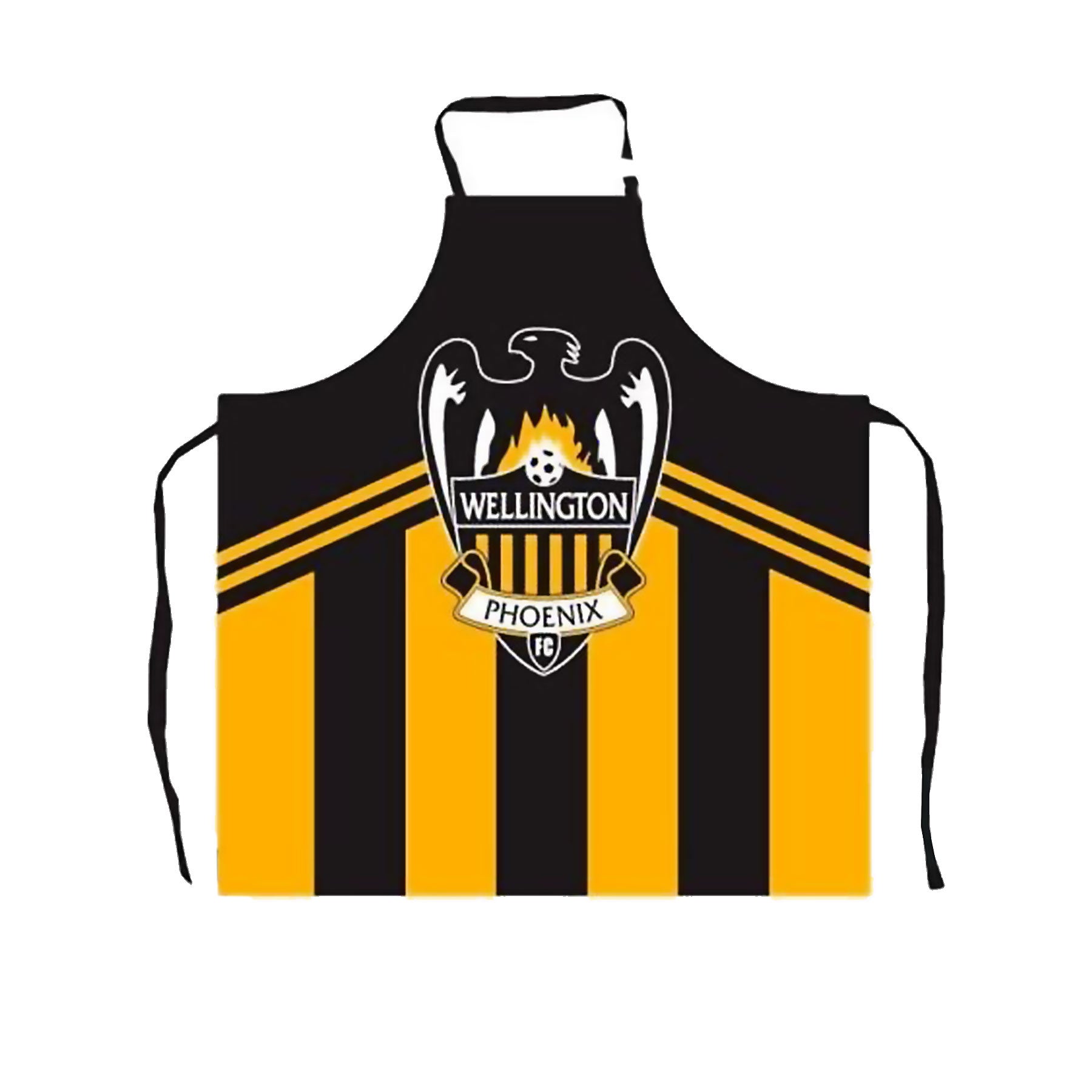 A-League BBQ Apron Wellington Phoenix - 57 x 72 cm, Cotton/Polyester, Team Print - SuperSaverAU - view 1