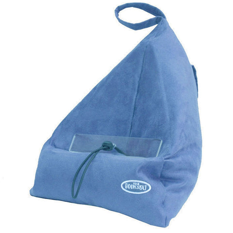 Book Seat Handsfree Book Tablet Holder - Molds to Any Angle, 27 x 37 cm, Blue - SuperSaverAU - view 1