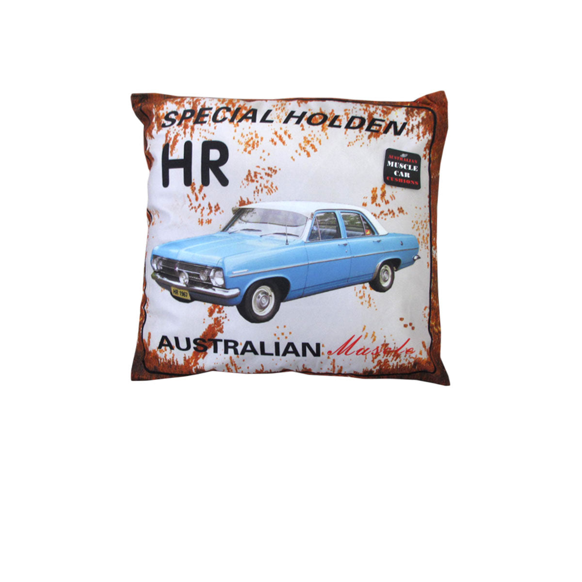 Australian Muscle Car Cushion 40 x 40 cm - HR Special Holden Blue Design - SuperSaverAU - view 1